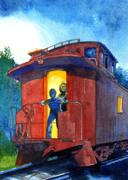 The Exquisite Corpse Adventure | Illustration by James Ransome