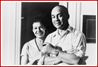 Ralph Ellison with his wife