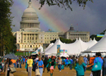 National Book Festival on the mall in Washington DC